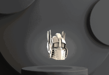 trasformatori casco cinema film popolare robot nave stellare stelle cartone animato giocattolo ragazzi robo avventura gioco spazio 3d print model - Mito3D