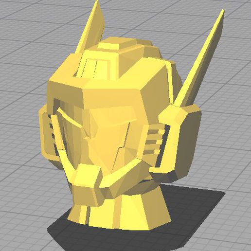 transformers jetfire head game transformer 3D print model - Mito3D