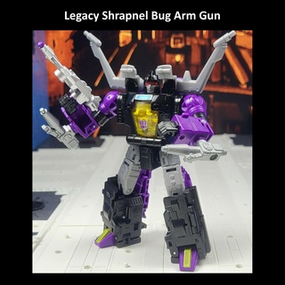 transformers legacy shrapnel bug arm gun Game evolution insecticon blaster decepticon accessory 3d print model - Mito3D