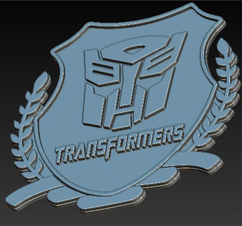 transformers logo 3d print model - Mito3D