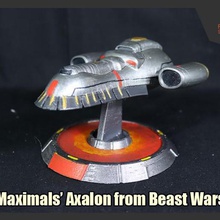 transformers maximals axalon ship beast wars game 3d print model - Mito3D