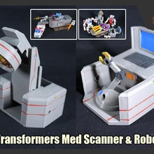 transformers med scanner & robot final combined trailer suite game accessories team medical ratchet 3d print model - Mito3D