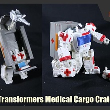 transformers medical cargo crate various ratchet transformer 3d print model - Mito3D