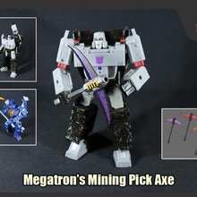 transformers megatron's mining pick axe game megatron pickaxe 3d print model - Mito3D