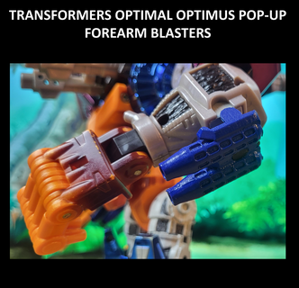 transformers optimal optimus forearm blasters beast wars transmetals primal 90s toys 3d print model - Mito3D