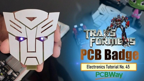 Transformer pcb Abzeichen Spielzeug Elektronik 3d print model - Mito3D