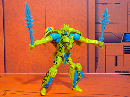 transformers rise beast cheetor spear cybertron maximal 3d print model - Mito3D