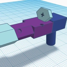 transformadores onda choque megas pistola modos juguete 3d print model - Mito3D