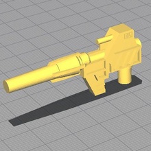 transformateurs cruncher g1 pistolet 3d print model - Mito3D