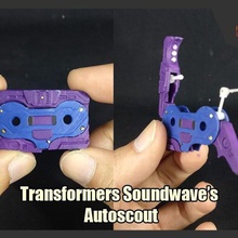 soundwave var autoscout transformers oyun 3d print model - Mito3D