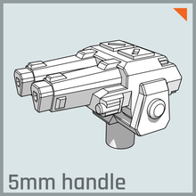 transformers vehicle turret 5mm post game gun weapon 3d print model - Mito3D
