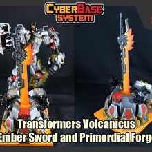 transformers volcanicus ember sword primordial forge game 3d print model - Mito3D