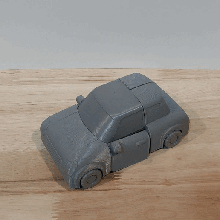 verwandeln Wagen Roboter Gadget Transformer Spielzeug 3d print model - Mito3D