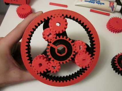 transmission 6 speed plus reverse 3d print model - Mito3D