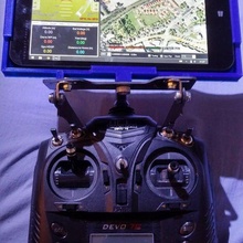 transmisor montado mesa soporte hp corriente 7 misión planificador tableta r c_vehicles 3d print model - Mito3D