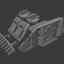 transporte do kit de conversão jogo brinquedo acessórios warhammer 40k space marine horus heresy 3d print model - Mito3D