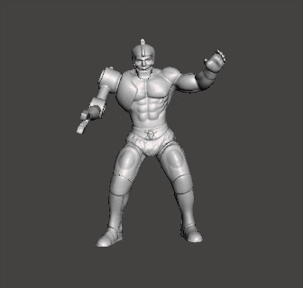 trap jaw action figure masters universe motu he-man 3d print model - Mito3D
