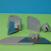 yamuk bıçak tutucu destek topal trapez kesici aracı araçlar 3d print model - Mito3D