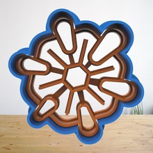 trapiche cookie corte - cortador de a casa cortadores cookies 3d print model - Mito3D