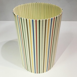 trash garbage paper bin basket recycling rubbish waste office bathroom container swing lid top wastebasket 3d print model - Mito3D