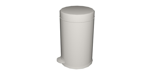 trash Game can garbage exterior container bin waste street recycle city industrial trashcan rubbish litter recycling plastic 3d print model - Mito3D