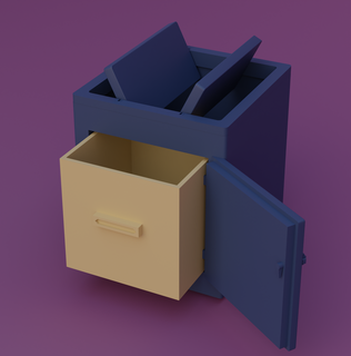 Lixo caixa casa cozinha escola pc lata lixo melhor 3d print model - Mito3D