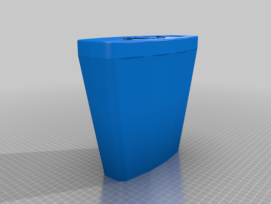 trash can - tesla logolu box cleaner cleen p estrogen home decor kova logo tabletop trashcan 3d printing 3d print model - Mito3D