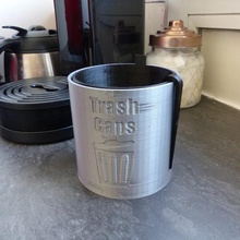 trash caps - waste bin coffee pods capsules gadget caf senseo philips capes nespresso can 3d print model - Mito3D