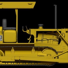 tractor oruga d7g 3d print model - Mito3D