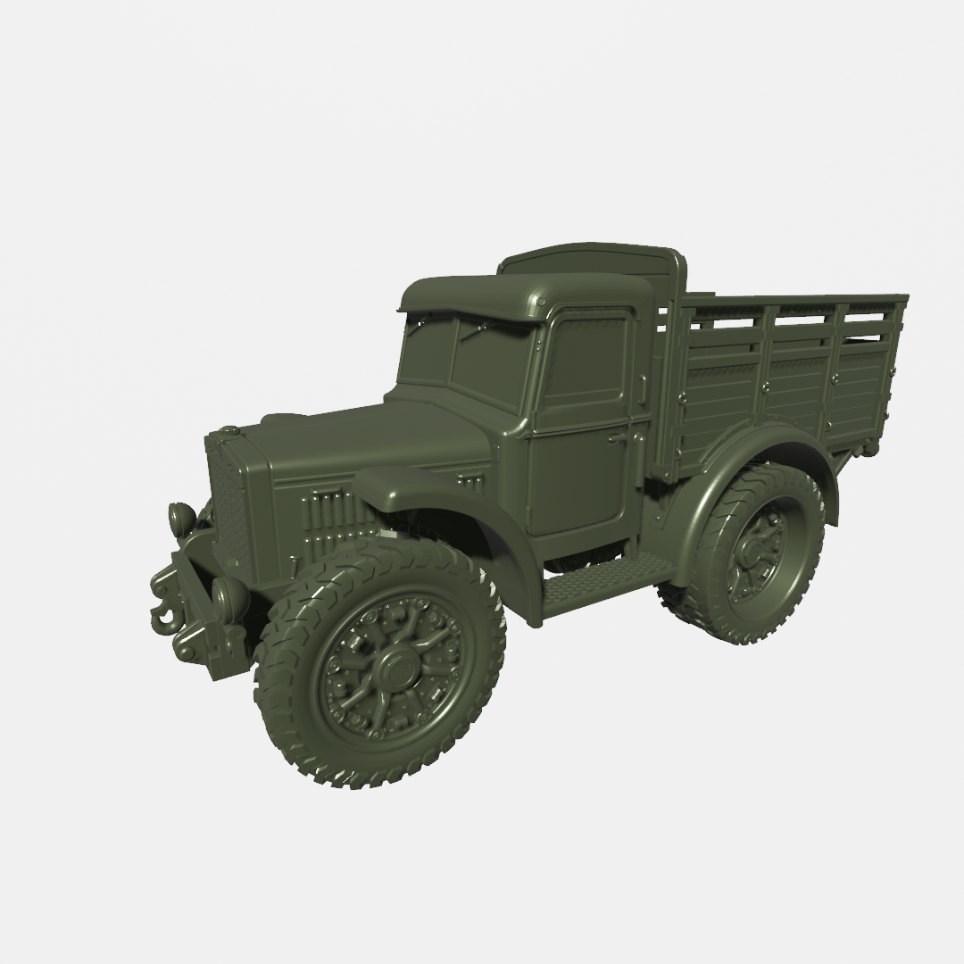 trattore breda tp40 italy ww2 game tractor italian tank tanks war 28mm resin 3d print stl vehicle tabletop wargaming boltaction armored scale miniature model 3D print model - Mito3D