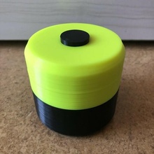 travel battery holder cover batteries 3d print model - Mito3D