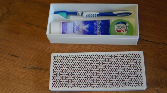 Voyage boîte brosse dents accessoires dent Accueil maison dentaire 3d print model - Mito3D