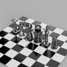 viaggio di fallimento gioco scacchi 3d print model - Mito3D