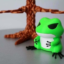 travel frog hat --v2 86duino animals 3d print model - Mito3D