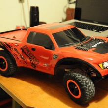 traxxas slash 2wd corpo monte extensores ford raptor jogo rc veículos 3d print model - Mito3D