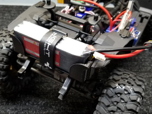 traxxas trx4 batterie boîte trx robot d'exploration axial scx lipo bronco 3d print model - Mito3D