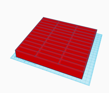 tray 36 slots bigger holder useful shop 3d print model - Mito3D
