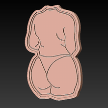 tepsi form kadın vücut kalıplar raf tabak Kadın mum iç 3d print model - Mito3D