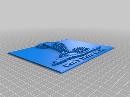 tread - cobra edition license plate Tools dont on me dtom shelby 3d_printing 3d print model - Mito3D
