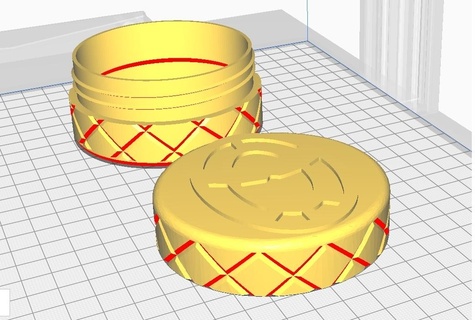 treasure box boite trouvaille garrett ace 250 metal detector finds detection coin corner boxes 3d print model - Mito3D