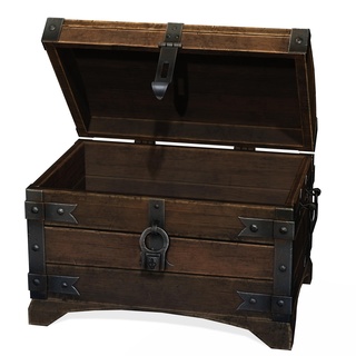 treasure chest - pirate - gold - trunk - cave - marine - navigator - marine treasure chest wood  3d print model - Mito3D