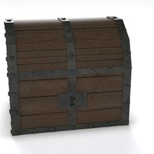 treasure chest zelda ocarina time game 3d print model - Mito3D