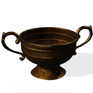 tesoro taza vaso cofre pirata oro maletero cueva marina navegador 3d print model - Mito3D