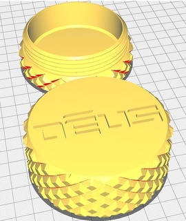 Tesoro Trovare monete scatola xp deus boite trova metallo rivelatore rilevamento moneta angolo 3d print model - Mito3D