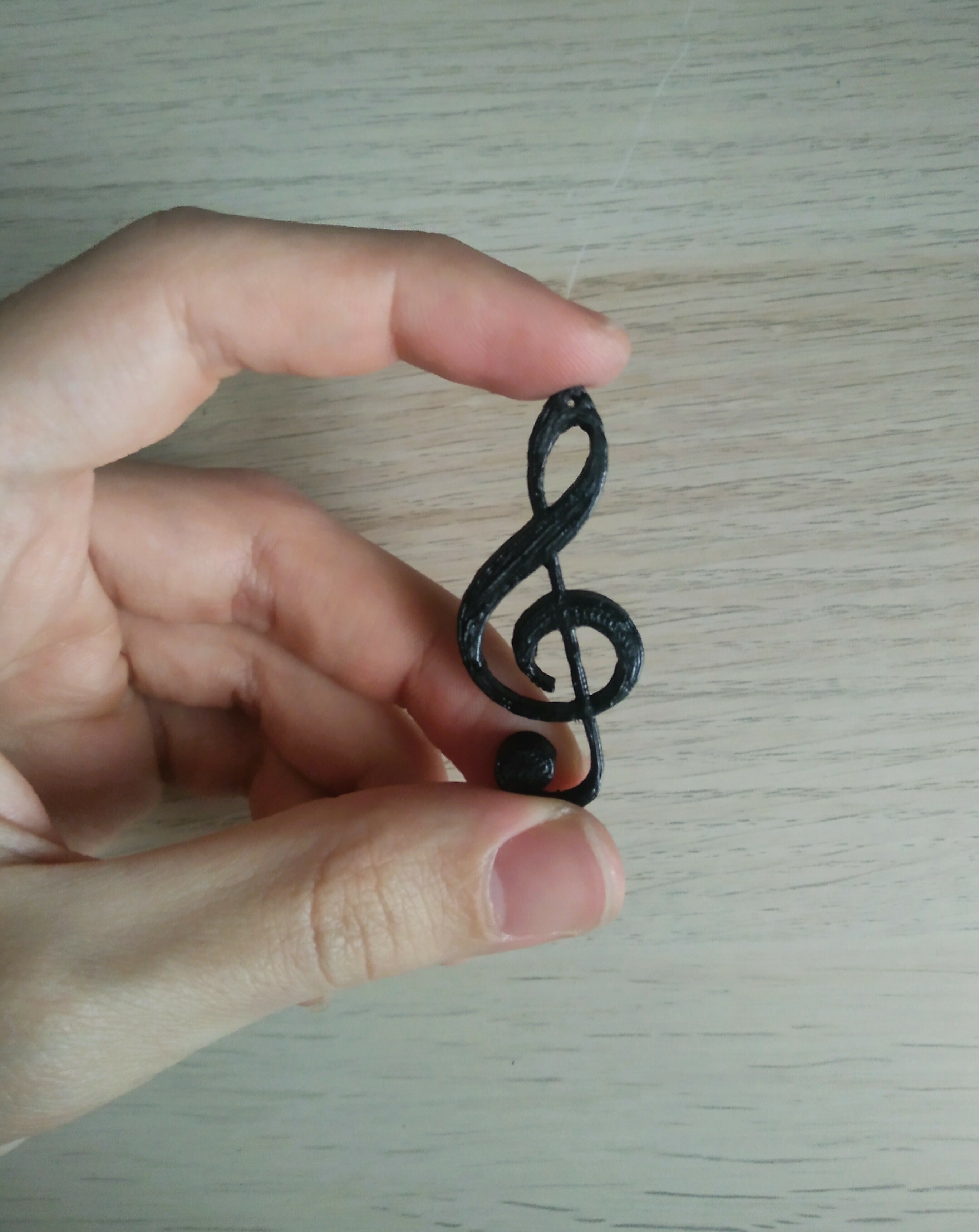 tripler clef clé chaîne porte clés Soleil 3D print model - Mito3D