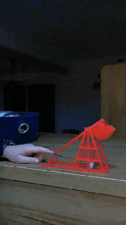 trébuchet catapulte médiéval open space jouet 3d print model - Mito3D