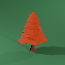 ağaç 01 oyun düşük poli Sanat 3d print model - Mito3D