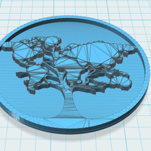 árvore montanha russa pós vidro copo suporte 3d print model - Mito3D