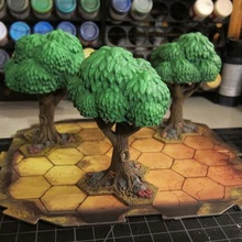 ağaç gloomhaven oyun 28 mm ağaçlar oyuncak aksesuarları 3d print model - Mito3D