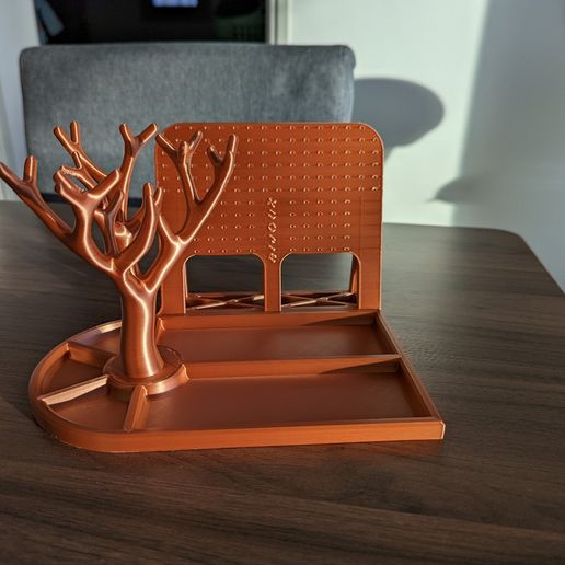 árvore joalheria suporte moda arbre bijuterias ficar pé acessórios 3D print model - Mito3D